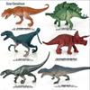"1-9 inch Plastic Animal & Dinosaur Model Toy Set"