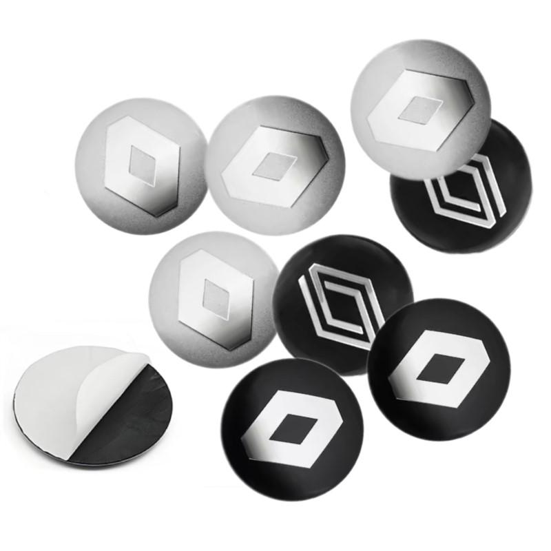 4PCS 56mm Car Wheel Hub Center Caps Emblem Sticker Styling For Renault RS Megane 2 3 4 Trafic Scenic 2 Clio Captur Twingo QM6