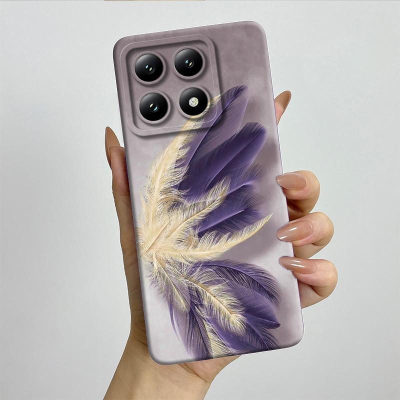For Xiaomi 14T Pro Phone Case 14Tpro Soft Silicone TPU Sweet Painted Casing Cartoon Printed Shockproof Protective Back Cover