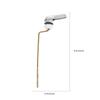 Practical Toilet Tank New Practical Replacement ABS Chrome