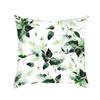 New Nap Pillow Green Leaves Sofa Plush Pillow Case Home Summer Cushion