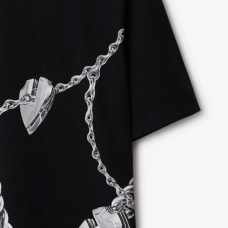 Burberry Shield Hardware Cotton T-shirt Women's 80881961