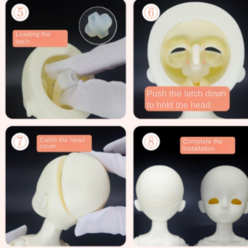 Without Makeup 1/6 Bjd Body Multi Joints Dolls Body Cute Creative Doll's Head  Diy Handmade