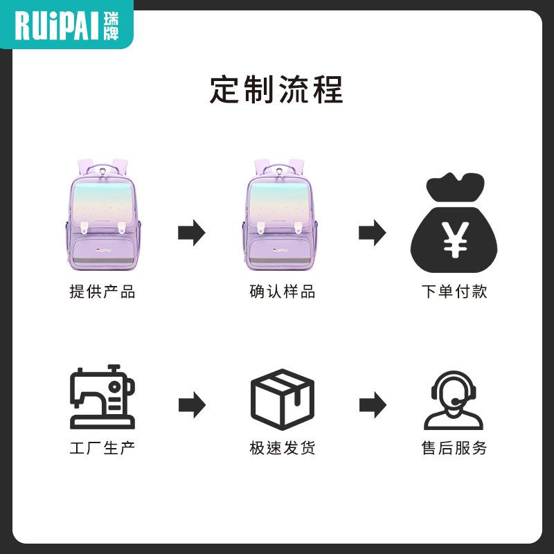 Children's Spine Protection Schoolbag Cartoon Burden Reduction Large Capacity Multi-compartment Schoolbag for Primary School Students
