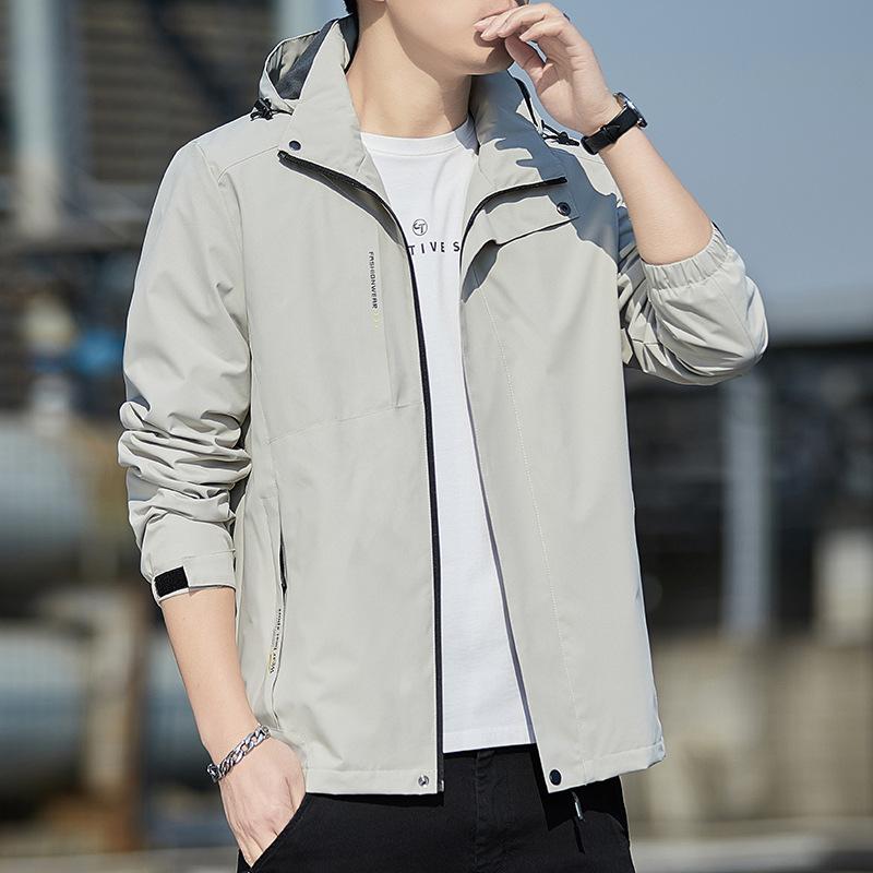 

Мужская куртка Осень и Зима Однотонная Утепленная Ветровка Мужская Спортивная Повседневная Куртка с Капюшоном Для Мальчиков По желанию Вельветовая M