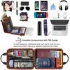 13-inch Laptop Shoulder Bag Messenger Bag Expandable Business Shoulder Bag Computer Bag Contrast Color