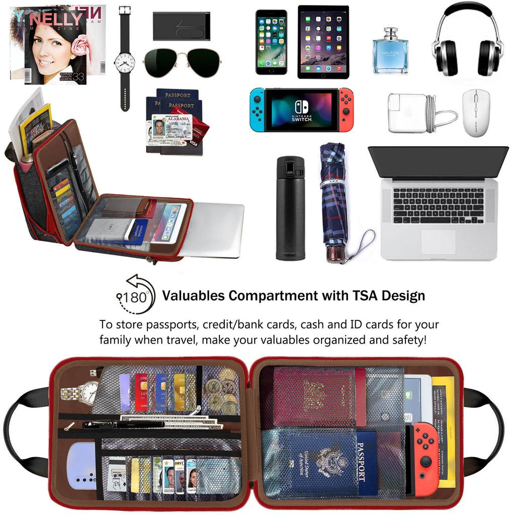 13-inch Laptop Shoulder Bag Messenger Bag Expandable Business Shoulder Bag Computer Bag Contrast Color
