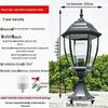 European Style Outdoor Waterproof Pillar Lamp for Villa Entrances and Community Courtyards