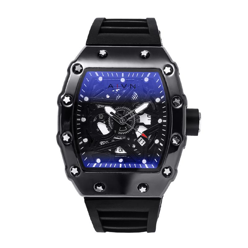 Элегантные мужские кварцевые часы AIVN формы бочка AM3306MQ