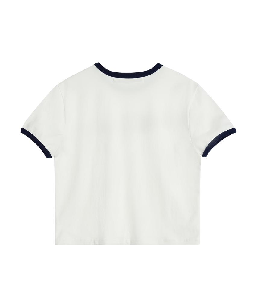 REST&RECREATION Anime Logo Ringer T-Shirt - White