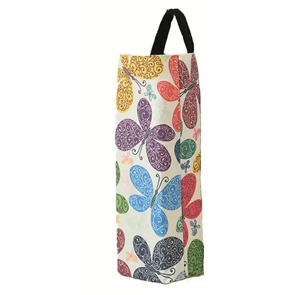 

Printed Pattern Trash Bags Holder Breathable Cloth Garbage Bag Storage Kitchen Storage Accessories C