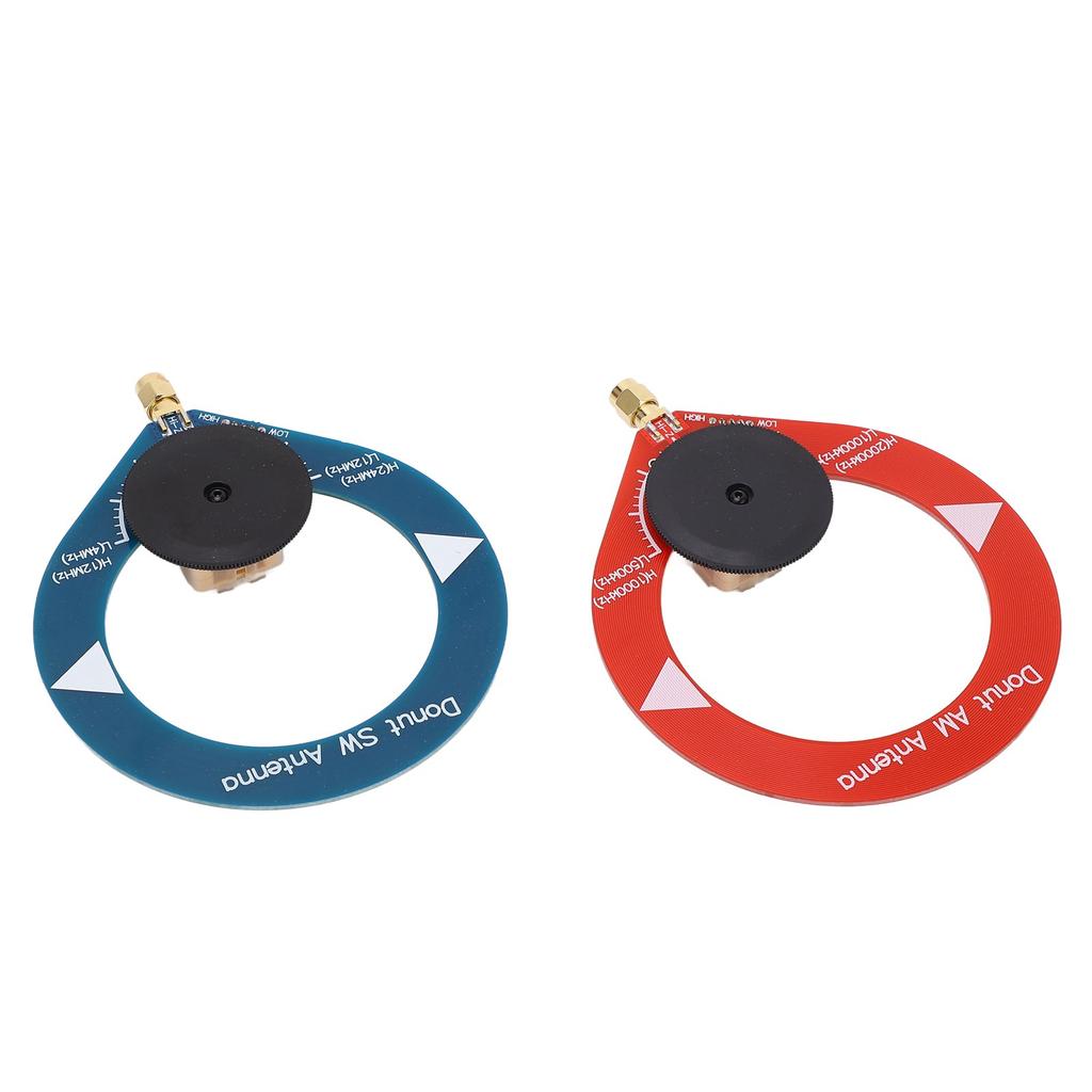2Pcs Donut AM MW SW Antenna Anti Interference Portable Mini Loop Antenna for Shortwave Radio