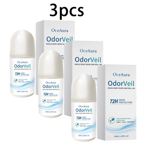 OceAura body care ball mint fragrance ball design underarm refreshing, clean, gentle and non-stick daily care 50ml