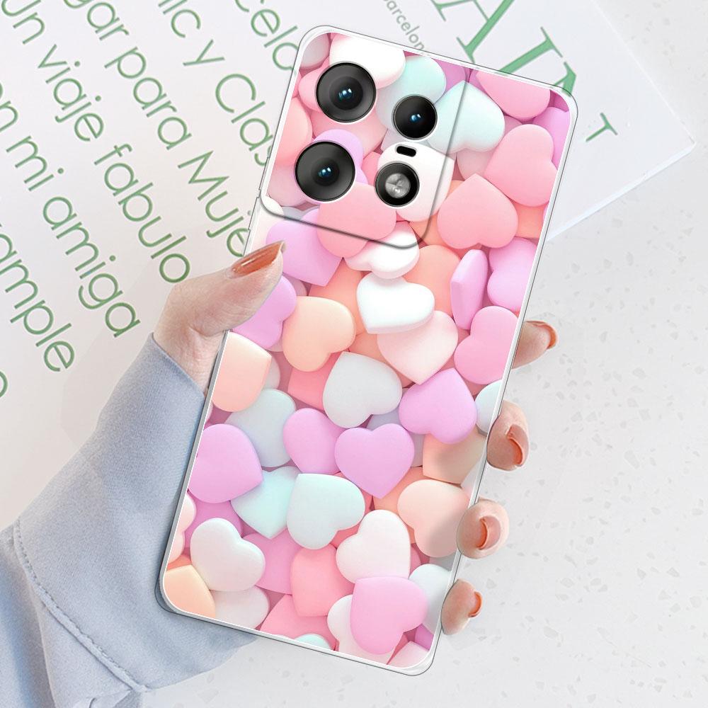 For Moto Edge 50 Pro Case Back Cover For Moto Edge50Pro Shockproof Clear Soft Silicone Phone Case on Motorola Edge 50 Pro Coque