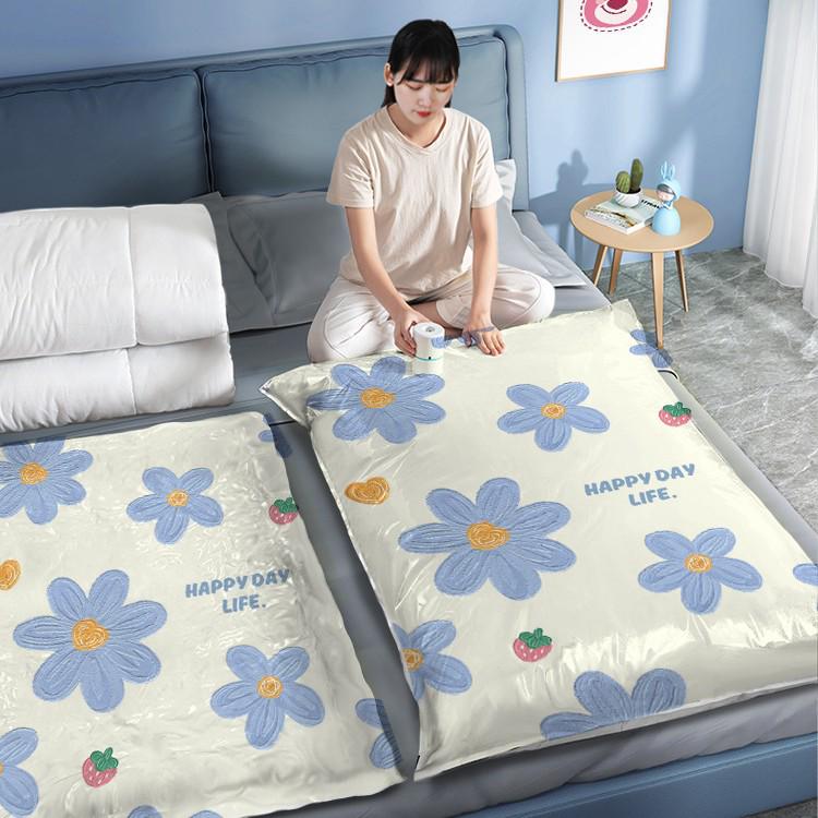 

Компактні вакуумні компресійні мішки для ковдр, одягу та подушок - однотонні