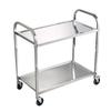 Suller Stainless Steel Two-Tier Service Cart