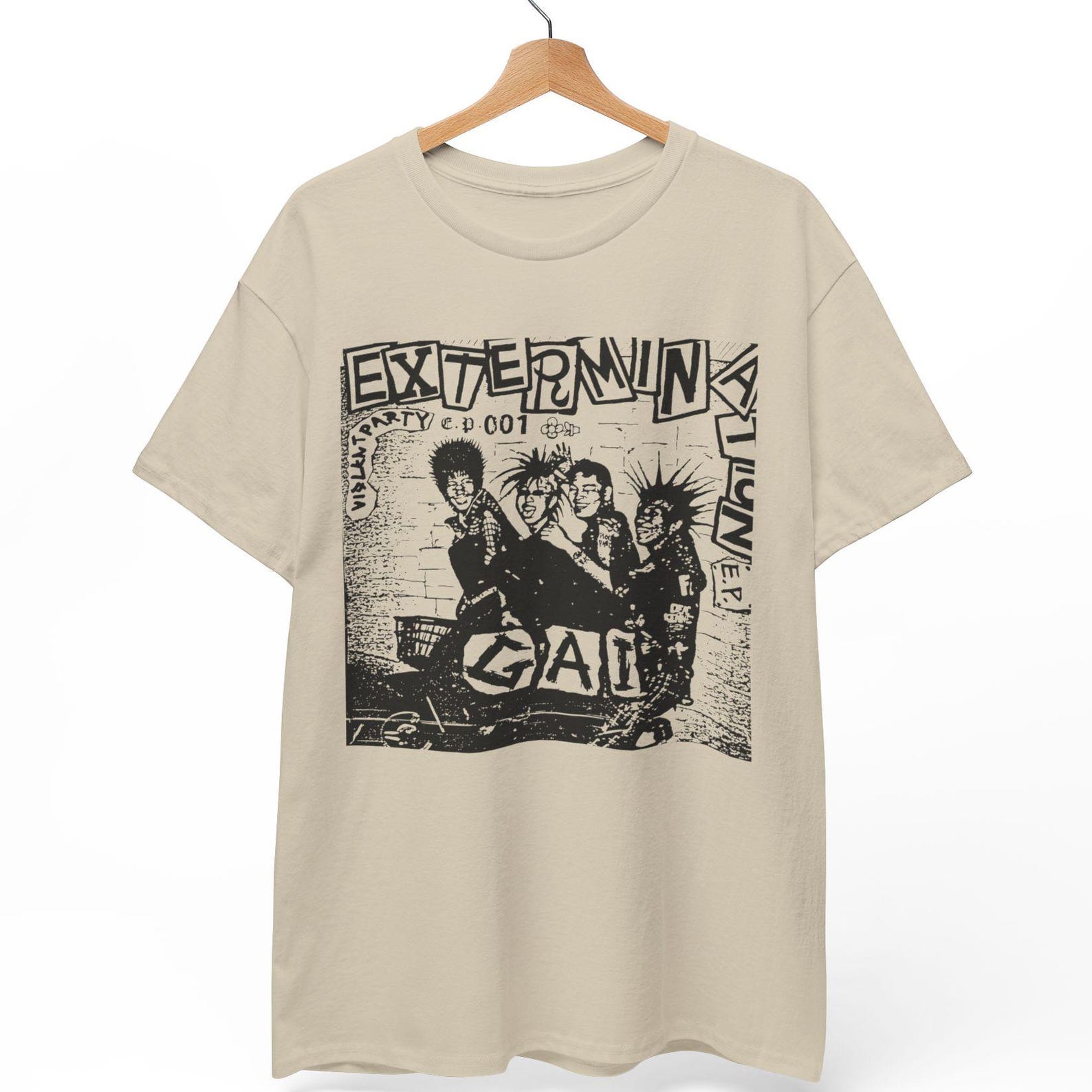 GAI Extermination Unisex T-Shirt Japanese Hardcore Punk, S to 5XL L