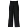 Women's High Waist Slimming Black Straight Leg Pants - Petite & Long Options for Spring & Autumn