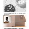 High Quality 4L Pet Intelligent Automatic Feeder 2 Styles WiFi Mobile Phone Remote White Cat Feeding Machine