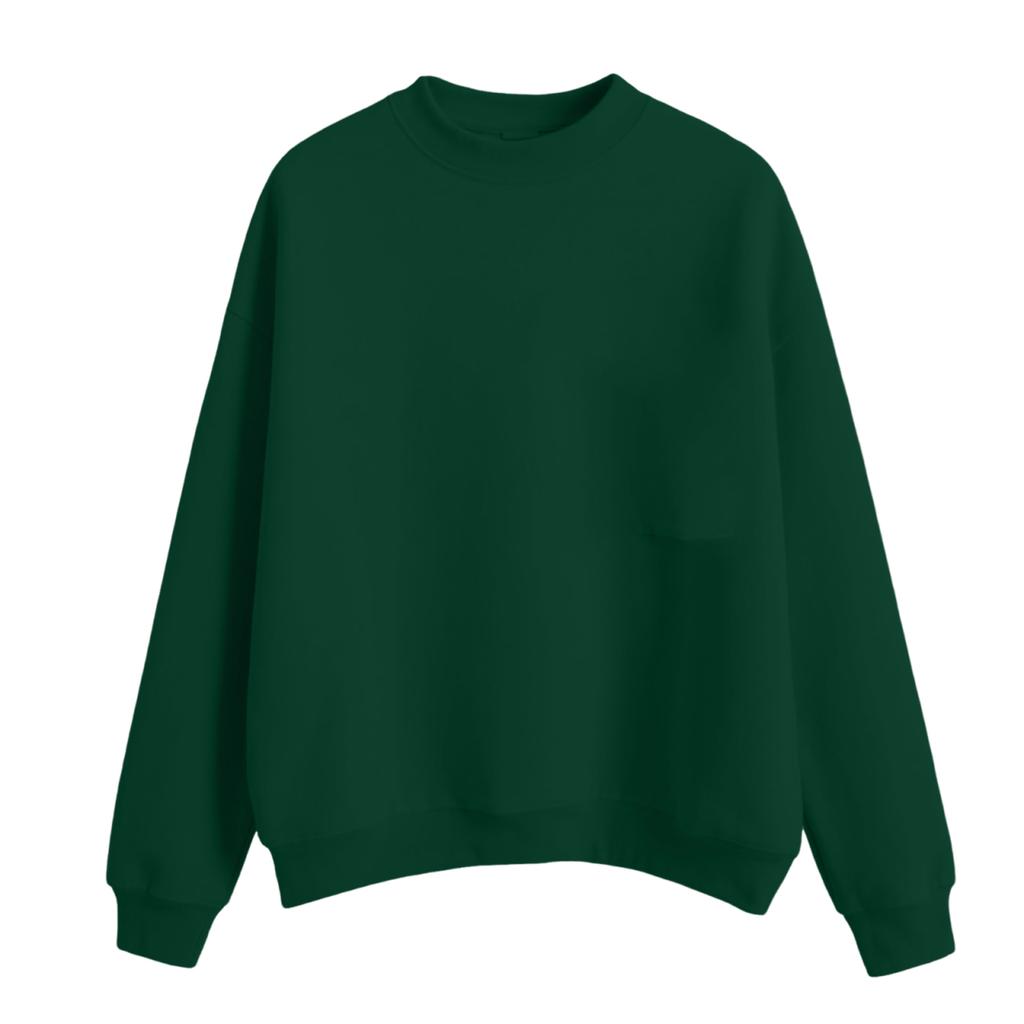 Women's Casual Fashion Round Neck Long Sleeve Sweatshirt