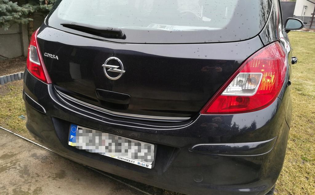 Opel Corsa D 06- Chrome Trim for the Tailgate
