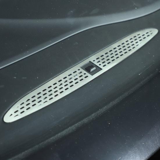 Steel Dash AC Air Vent Dust Speaker Sound Cover For Seat Leon MK2 1P1 2008-12