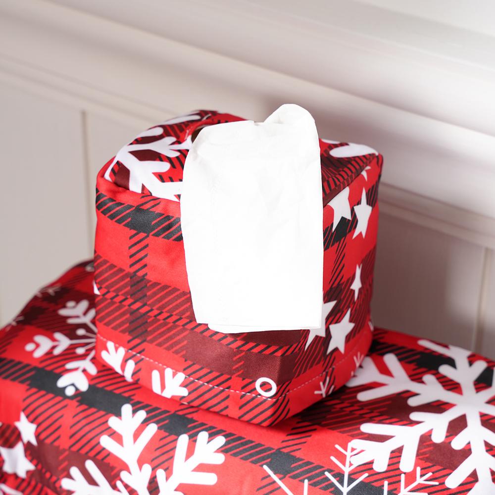 Pieces Christmas Theme Bathroom Decoration Set With Seat Cover Rugs Tank Toilet Paper Box Santa Towel JOYFY 5 and Kid Friendly Entertaining Fun Play