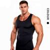 Herren Lauftanktop Fitness Atmungsaktiv Workout Hohe Elastizität Weste Sport Fitnessstudio Kleidung