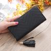 New Women's Wallet Long Zipper Student Bag Single Handle Carrying HandBags