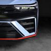 For Hyundai Elantra CN7 N -2025 Car Tuning Carbon Fiber Front Fog Lamp Trim Cover Exterior Accessories