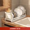 Dish Bowl Drainer Storage Rack Kitchen Dishes Drying Rack Countertop Dinnerware Organizer Drainboard Tableware Holder