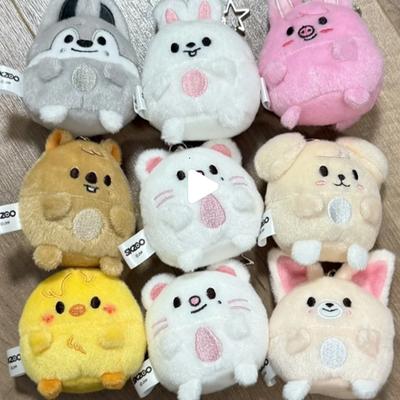 Porte-clés Peluche Stray Kids, Mini Peluche HAN Bangchan Hyunjin, Peluche SKZ, Loup, Poulet, Chat, Cadeau pour Enfants