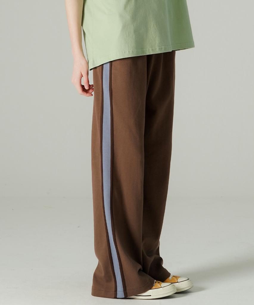 WV PROJECT Brace Semi-Wide Track Pants Brown Hslp7808