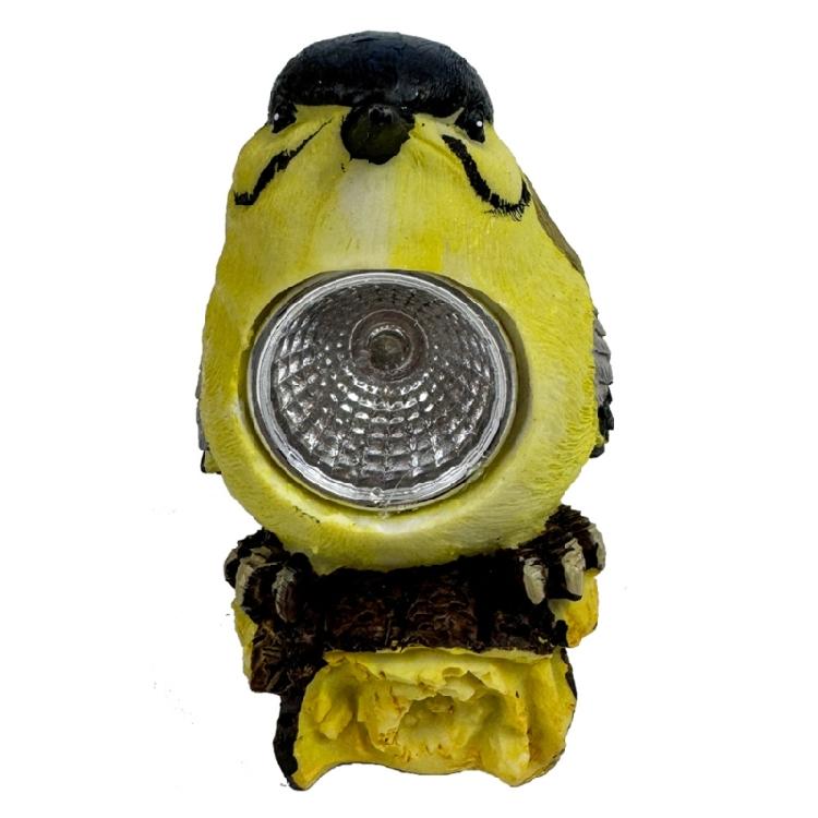 Солнечные садовые статуэтки Птицы Садовые украшения Огни для наружных украшений двора Подарки для птиц на открытом воздухе для женщин мамы