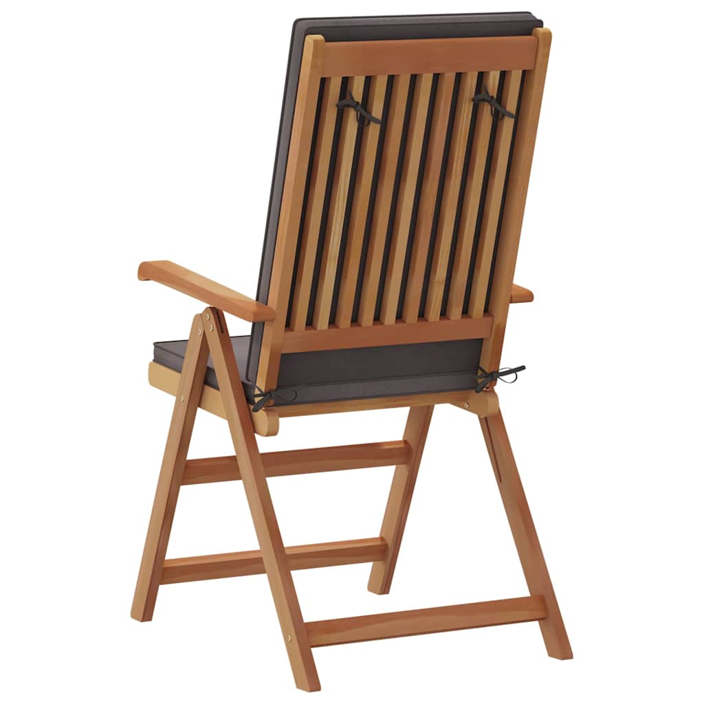 Garden Chair 6 Pcs Brown and Grey 57 X 71.5 X 104 Cm