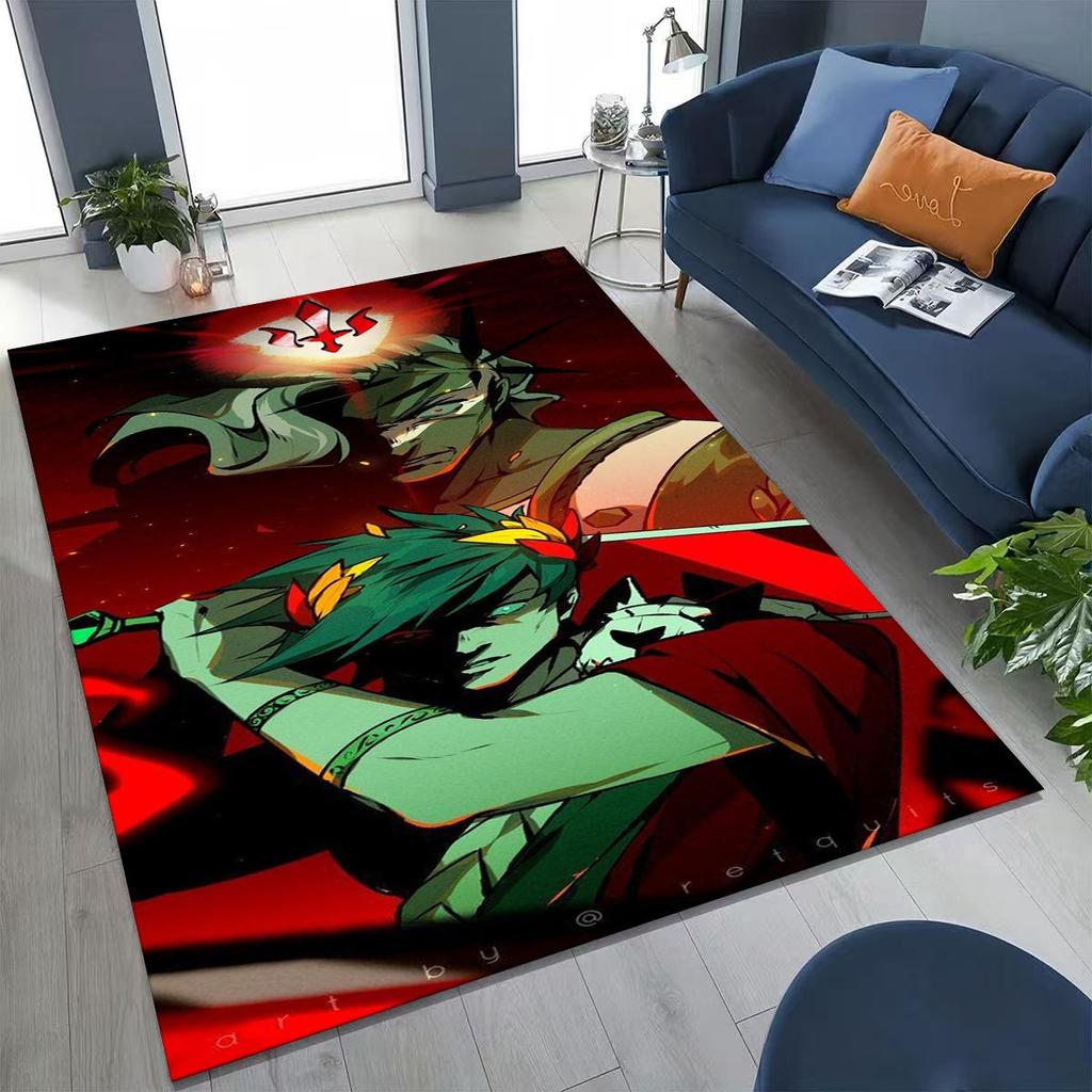3D Classics Game Hades Cartoon Gamer Rug for Bedroom Living Room Sofa Home Doormat Decor, Large Kid Play Non-slip Floor Mat Gift