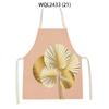 Forest Plants Leaves Pattern Cleaning Kitchen Aprons Men Women Home Cooking Accessories Apron Tree Print Linen Adult Kids Bibs