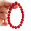 7A8Mm High Quality Ice-Permeable And Hydrating Natural Chalcedony Agate Bracelet Bracelet.
