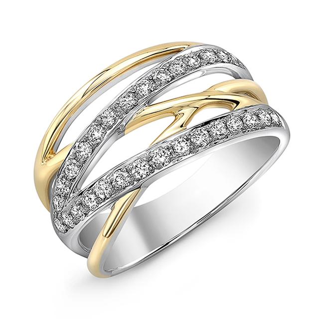 Selling Fashion Twist Cross Finger Rings for Women Men Brilliant Cubic Zirconia Personality Party Jewelry Accessories