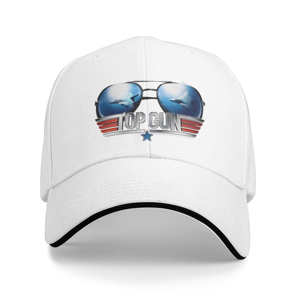 Top Gun Classic Vintage Aviator Sunglasses Sun Baseball Cap Summer Unisex Women  Custom Logo Trucker Hat Hot Sale Baseball Caps