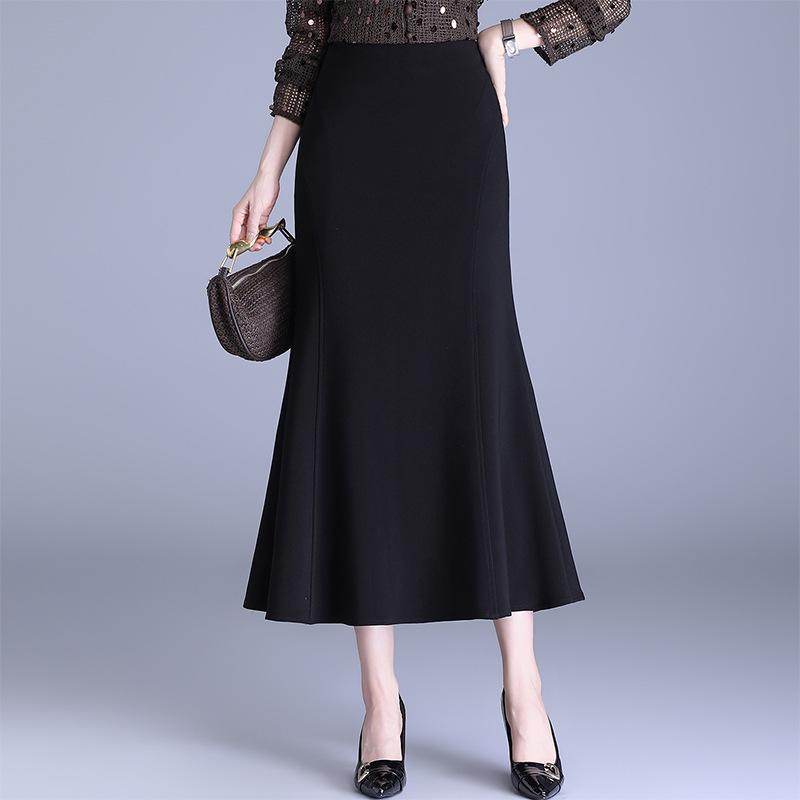 Chic 2026 High-Waisted Fishtail Skirt: Stylish & Versatile