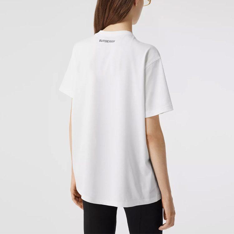 Burberry Regular T Shirt Women's White 80360411