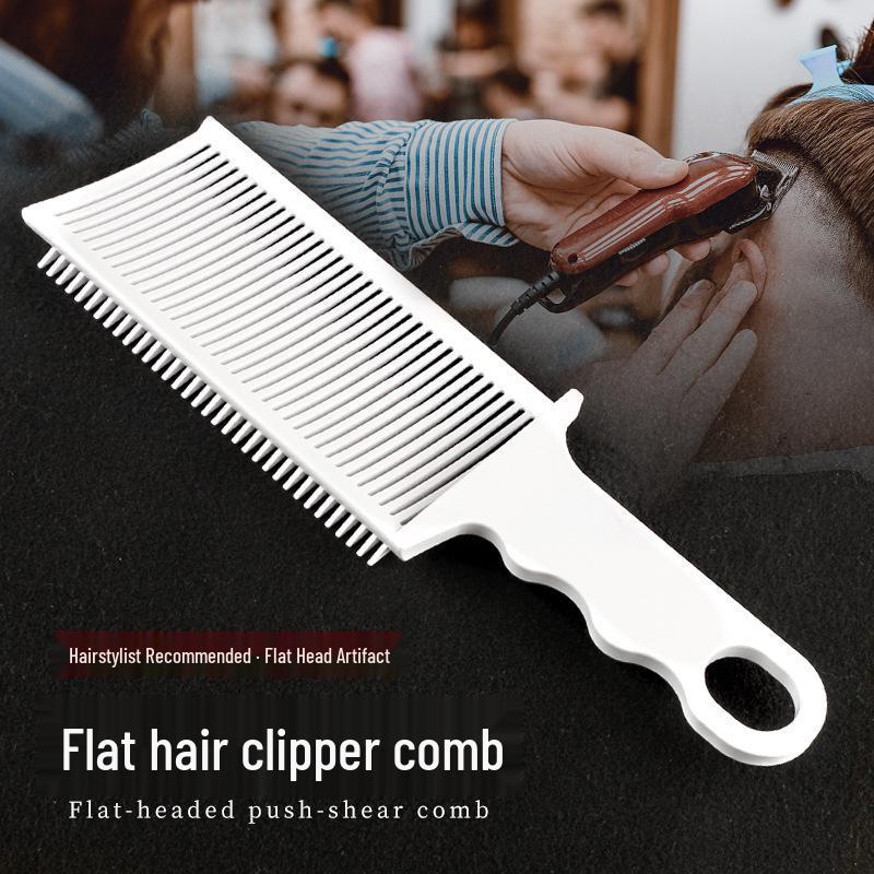 Plastic Pompadour Fade Barber Comb: Convenient Flat Top Clipper & Styling Tool for Home Haircuts