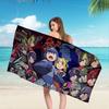 1pc Cartoon Anime Mega Man Microfiber Beach Towel Absorbent Quick Dry Soft Yoga Swimming Resort Mountain Climbing Towel