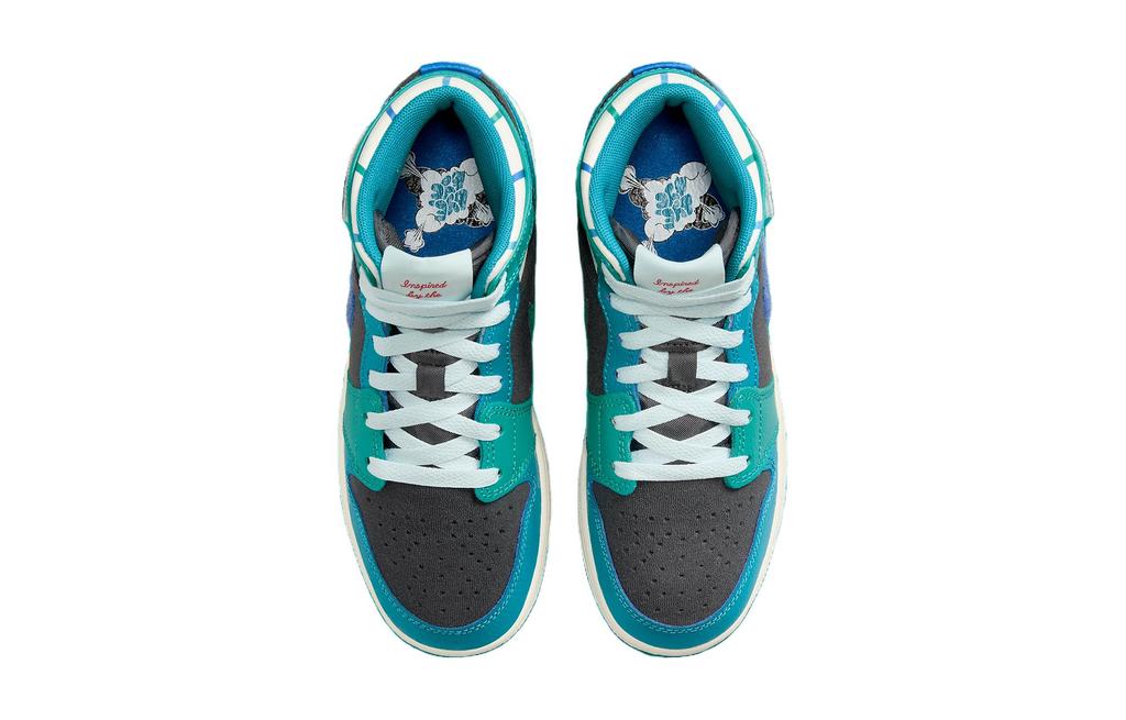 Jordan 1 Mid Inspired By The Greatest Aquatone GS FJ9482-004