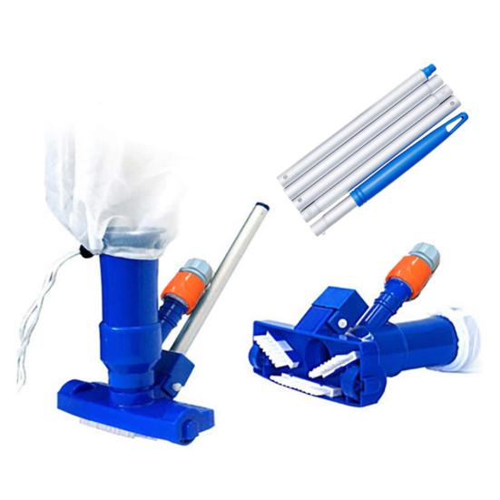 1 Set Pool Vacuum Cleaner Pool Cleaner with 3 Brushes