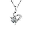 S925 Sterling Silver Aesthetic Necklace with Diamond Pendant - Japanese & Korean Style Clavicle Chain for Students