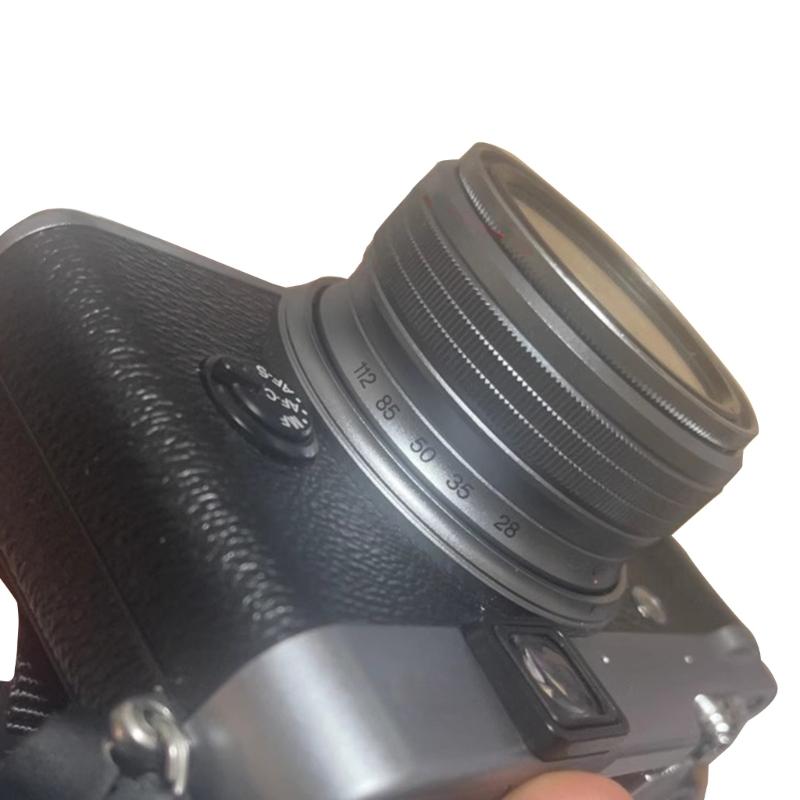 Metal Lens Hood Lens Shade with Filter Adapters Rings for X10 X20 X30 DSLR Cameras Photographers