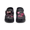 Crocs Crush Clog EVA Puff Black Pink Barbie Retro Hole Shoes Unisex Black