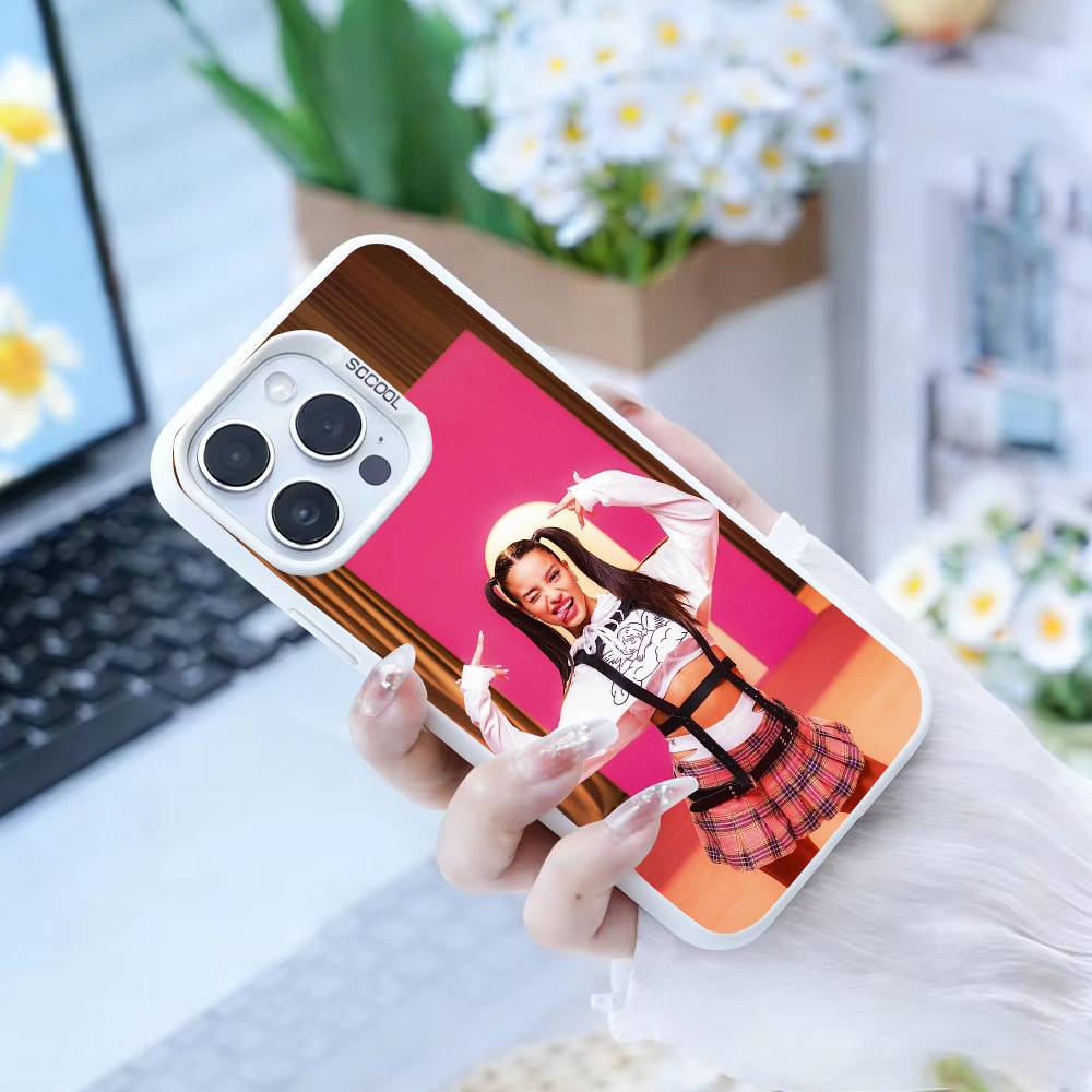 Emilia Mernes Handyhülle Für IPhone 16 17 15 14 12 13 Pro Max Weiße Farbe Stoßfeste Hülle